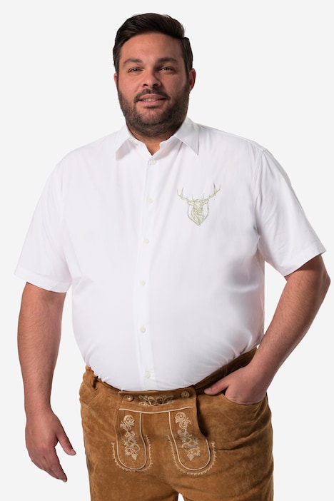 Men+ Trachtenhemd, Halbarm, Kentkragen, Comfort Fit, bis 8 XL