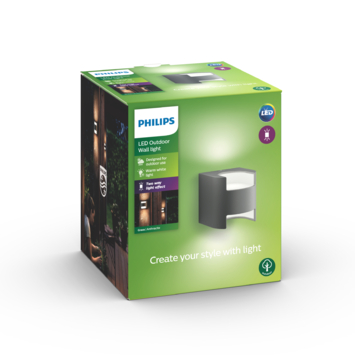 Philips Buitenlamp Grass antraciet LED 4.5W