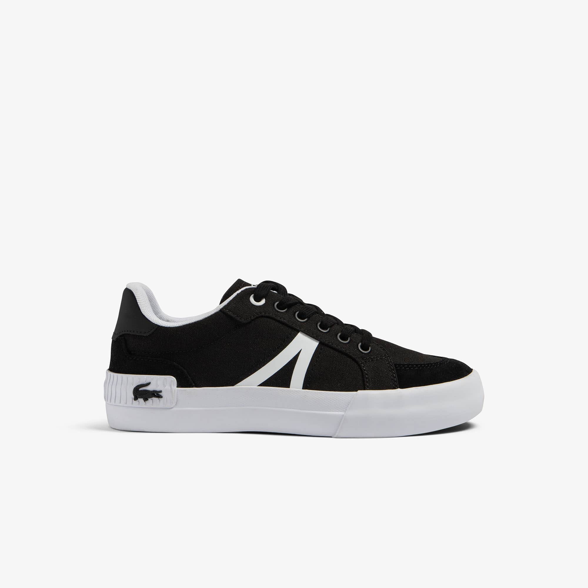 Sneakers L004 junior Lacoste en textile Sneakers - Noir - Lacoste - Enfant