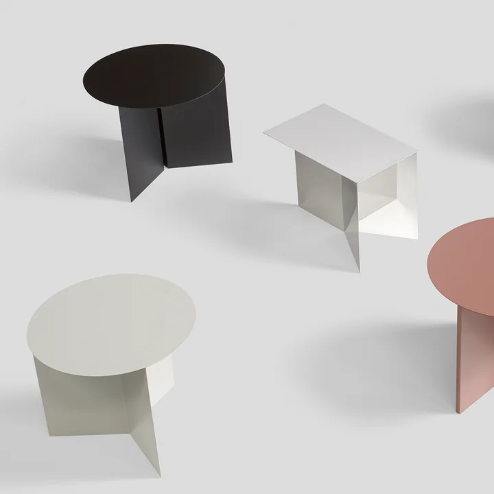 HAY - Slit Table High, Ø 35 x 47 cm, schwarz