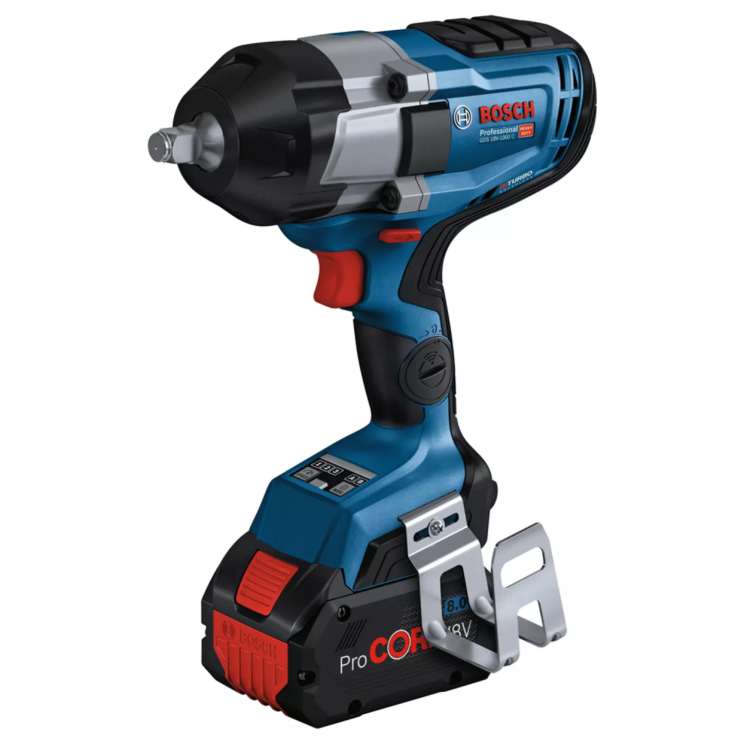 Bosch GDS 18V-1000 C 18V Li-Ion accu BiTurbo slagmoeraanzetter set (2x 8,0Ah) in L-Boxx - 1000Nm - koolborstelloos