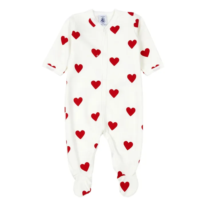Petit Bateau Pyjama Mescoeurs | Blanc