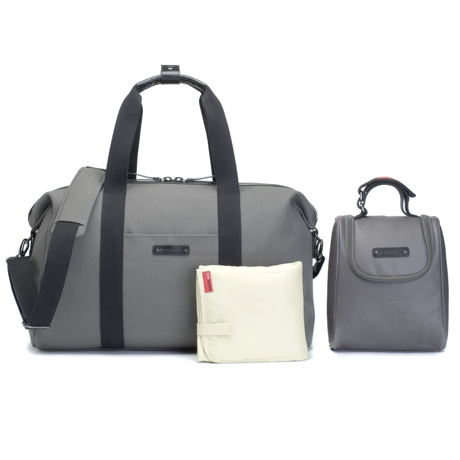 storksak Wickeltasche Bailey Charcoal