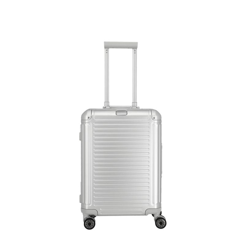 Valise cabine rigide Next Aluminium 55 cm Argent