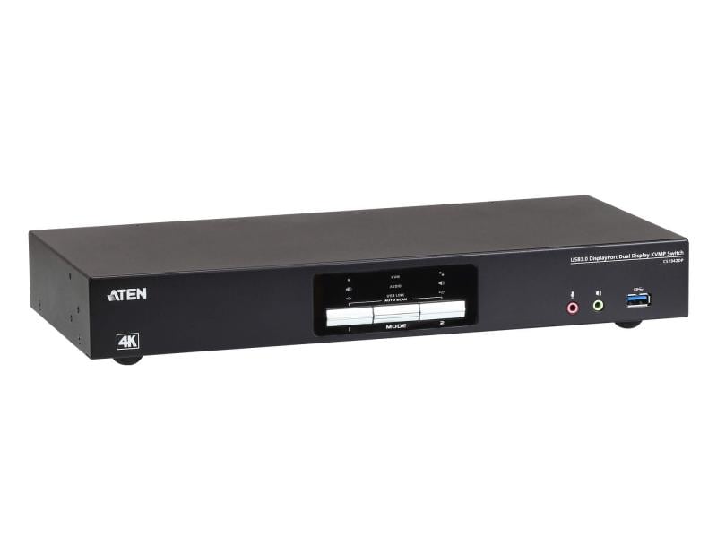 Aten KVM Switch CS1942DP 2-Port USB 3.0 4K DisplayPort Dual Display KVMP Switch
