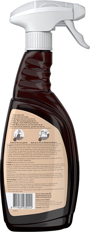 Pokon Bio Kuur Voor Weerbare en Gezonde Rozen Spray 750 ml
