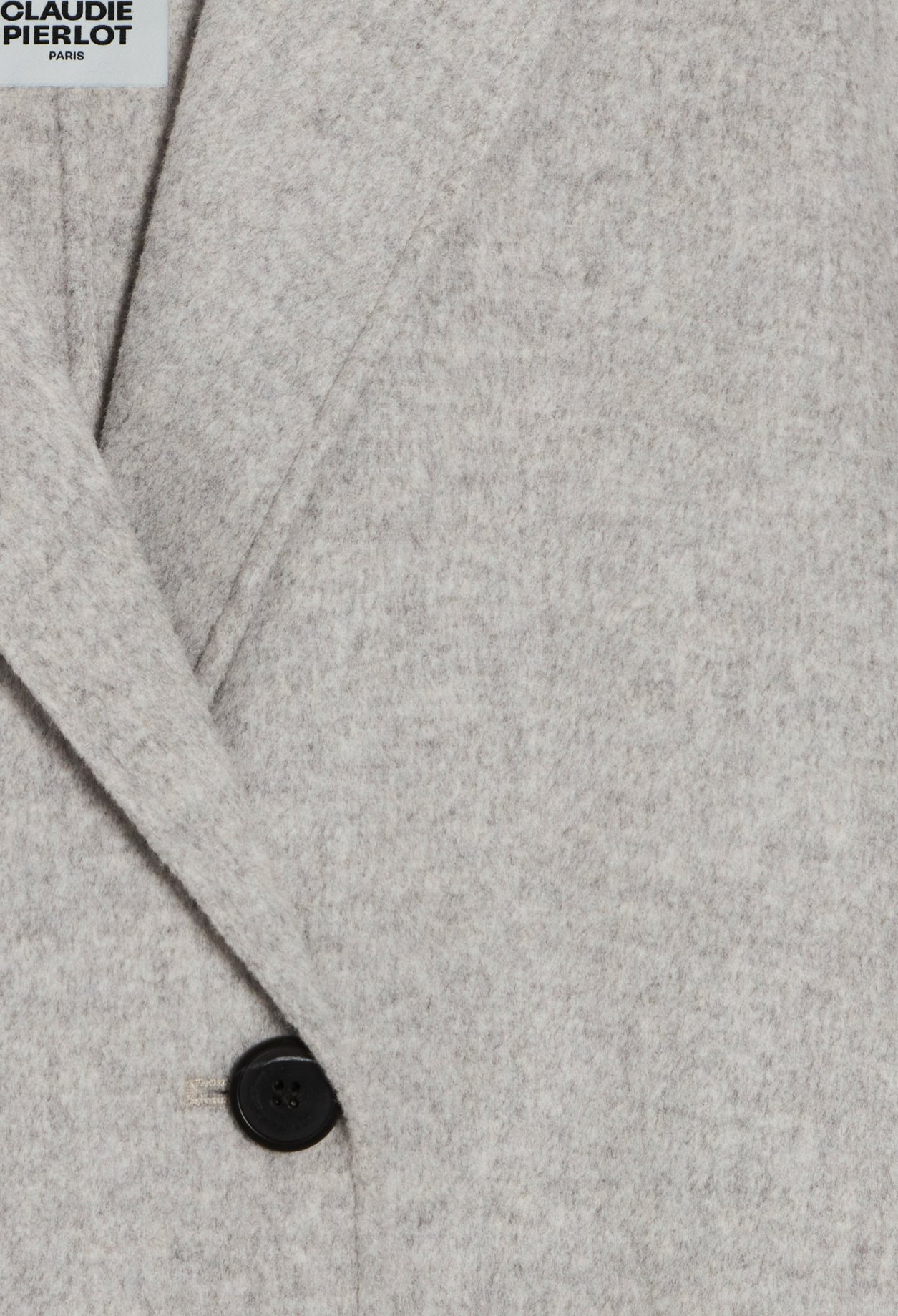 Manteau double face gris