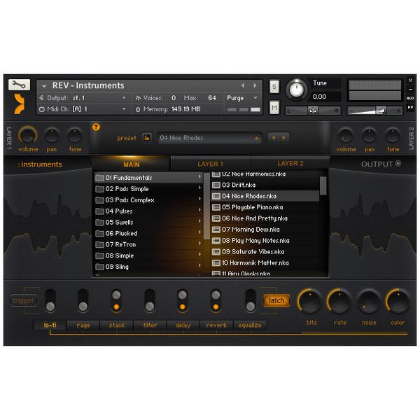 Output REV