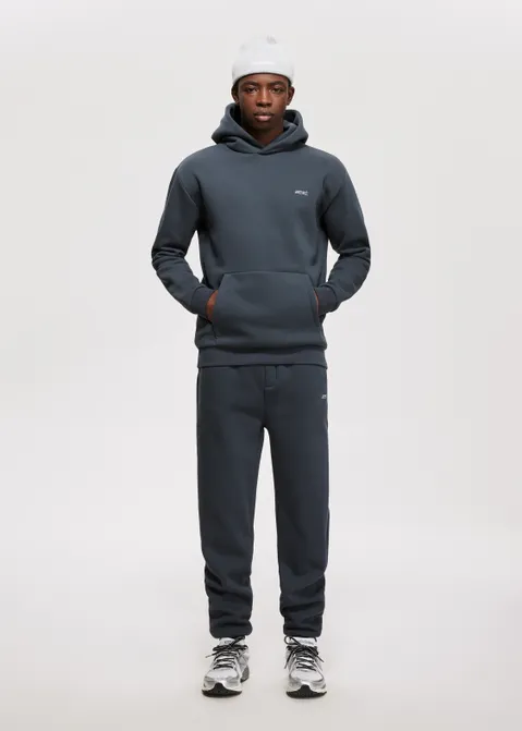 Hoodie met merk print grijs (GRS.CHA)
