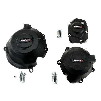 Protection Moteur Puig Kit de 3 pare-carters - Noir