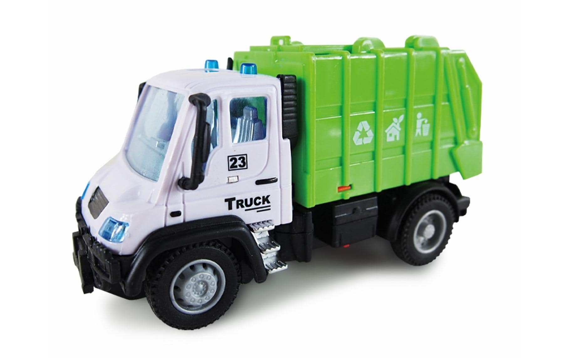 Mini Truck Müllabfuhr 1:64, RTRKleiner, ferngesteuerter Müllwagen im Massstab 1:64
