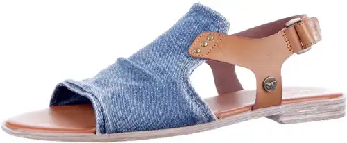 Mustang jeans 1388-808 - maat 42 sandaal jeans - maat 42 Calandschoen