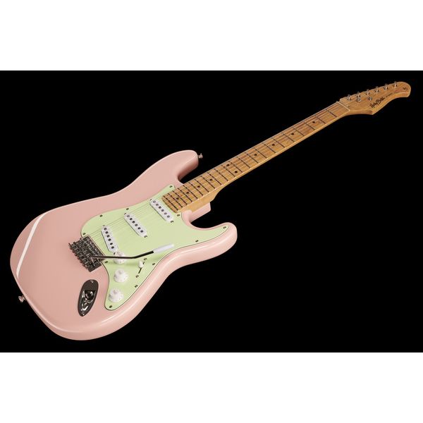 Harley Benton ST-62CC MN Shell Pink Bundle