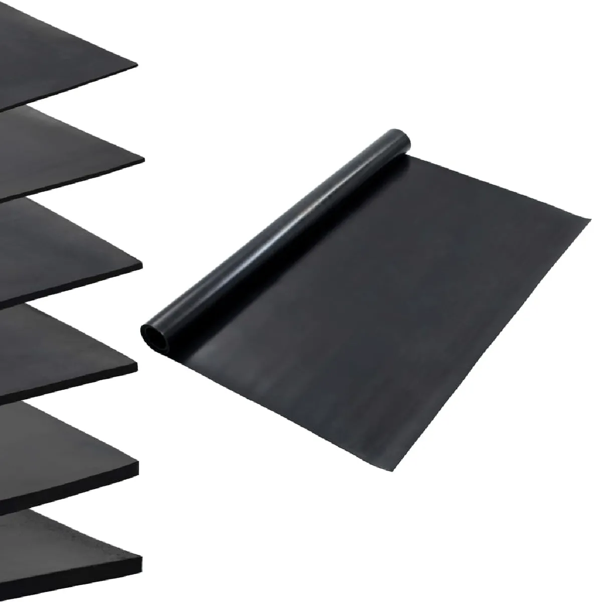 vidaXL Tapis caoutchouc antidérapant 1,2x2 m noir