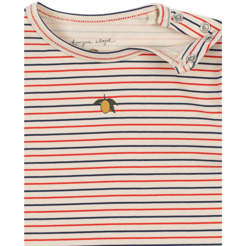 Køb Konges Sløjd Stripe Tricolore Petit Basic Ls Body Gots