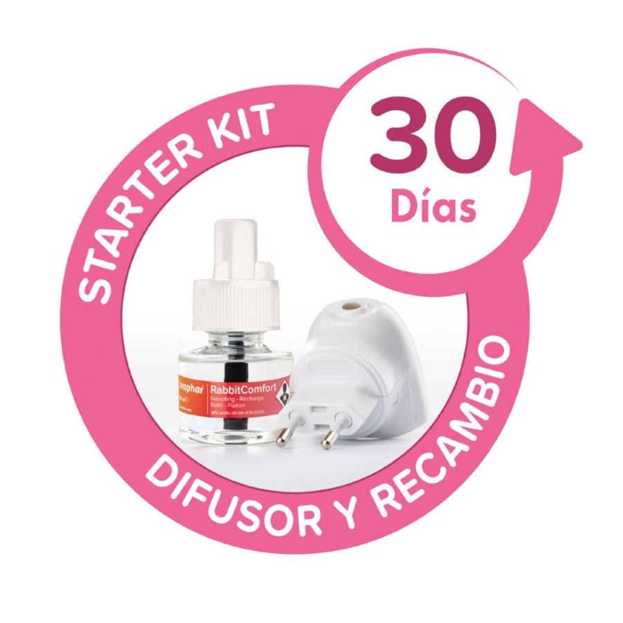 Difusor e refil Beaphar RabbitComfort para coelhos