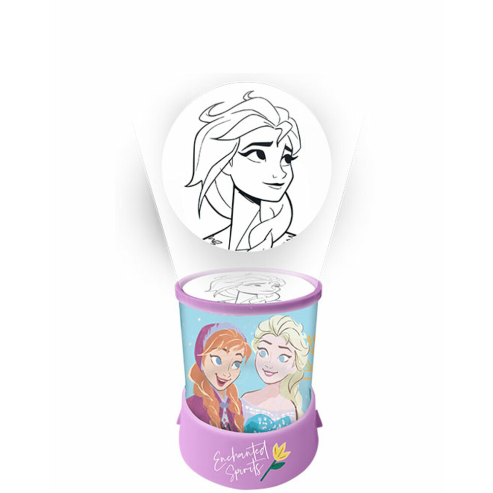 Frozen Led Projector Lamp Roze