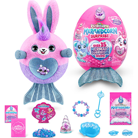 Rainbocorns Mermaidcorn Surprise bamse - assorteret