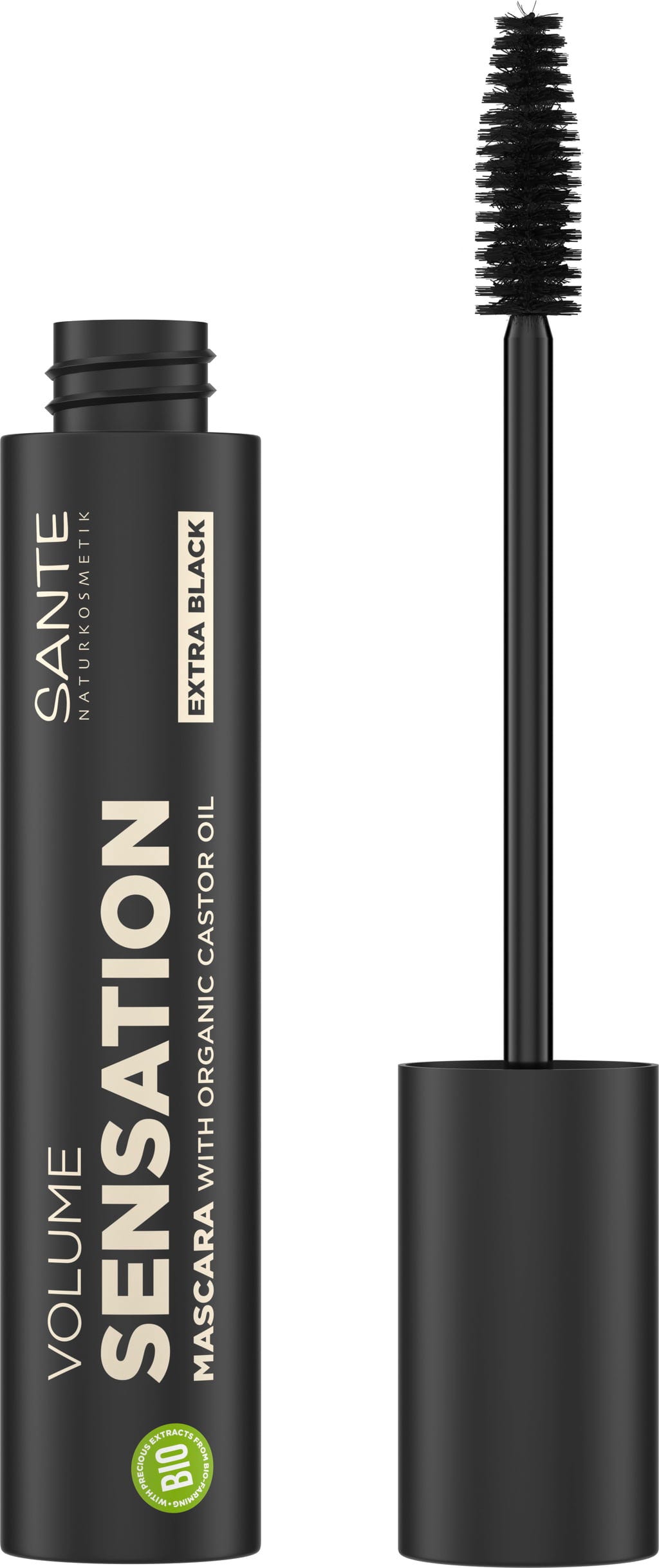 Santé naturally.  Volume Sensation Mascara 01 Black, 12 ml