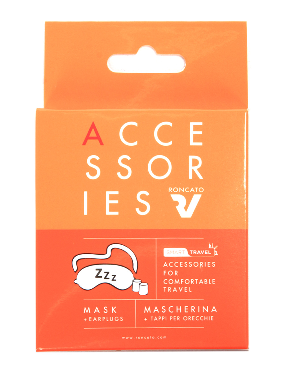 Masque de voyage avec bouchons d'oreilles Roncato