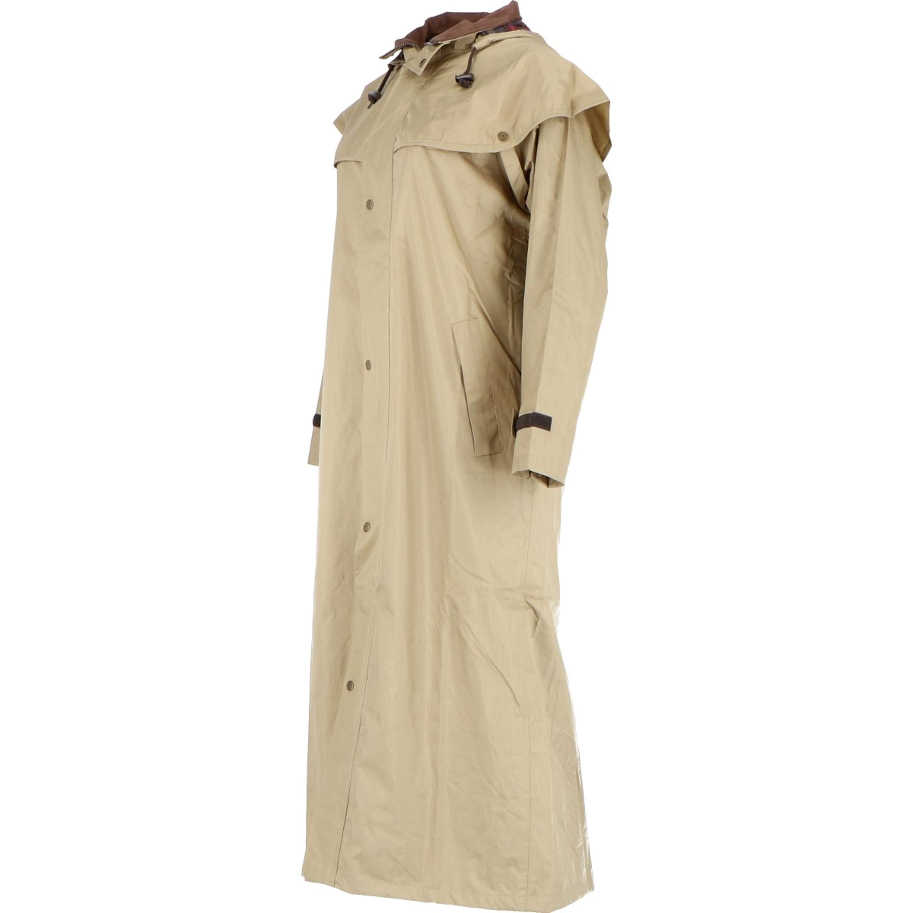 Scippis Black Roo Stockman Coat Beige