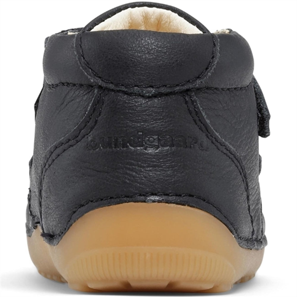 Begyndersko Petit Velcro Black Gum - Bundgaard