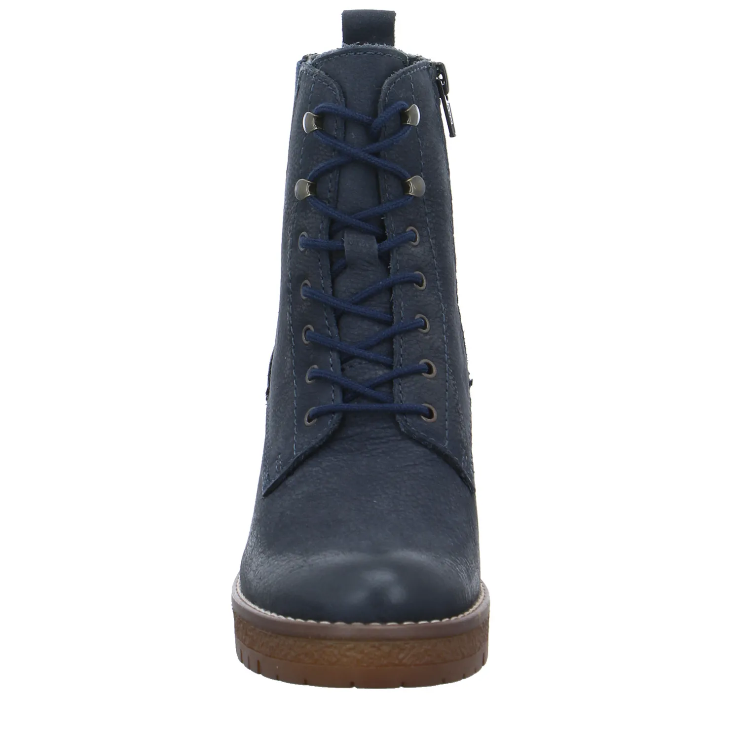 PALADO Stiefelette Blau Leder