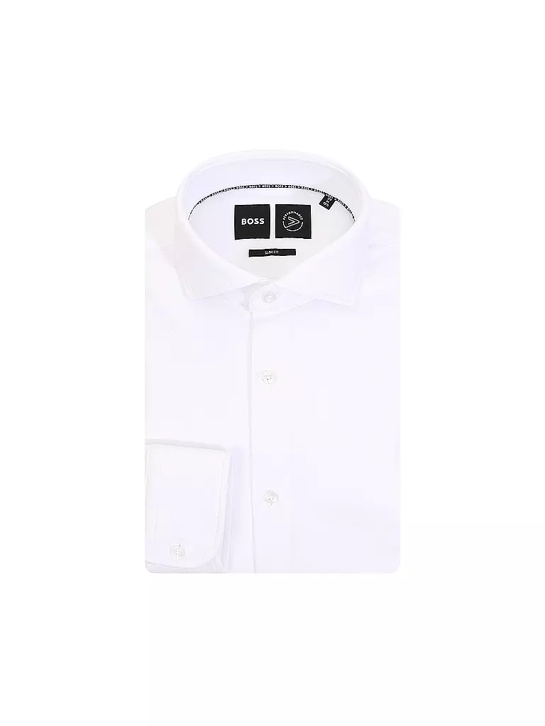 BOSS Hemd Slim Fit Hank weiss