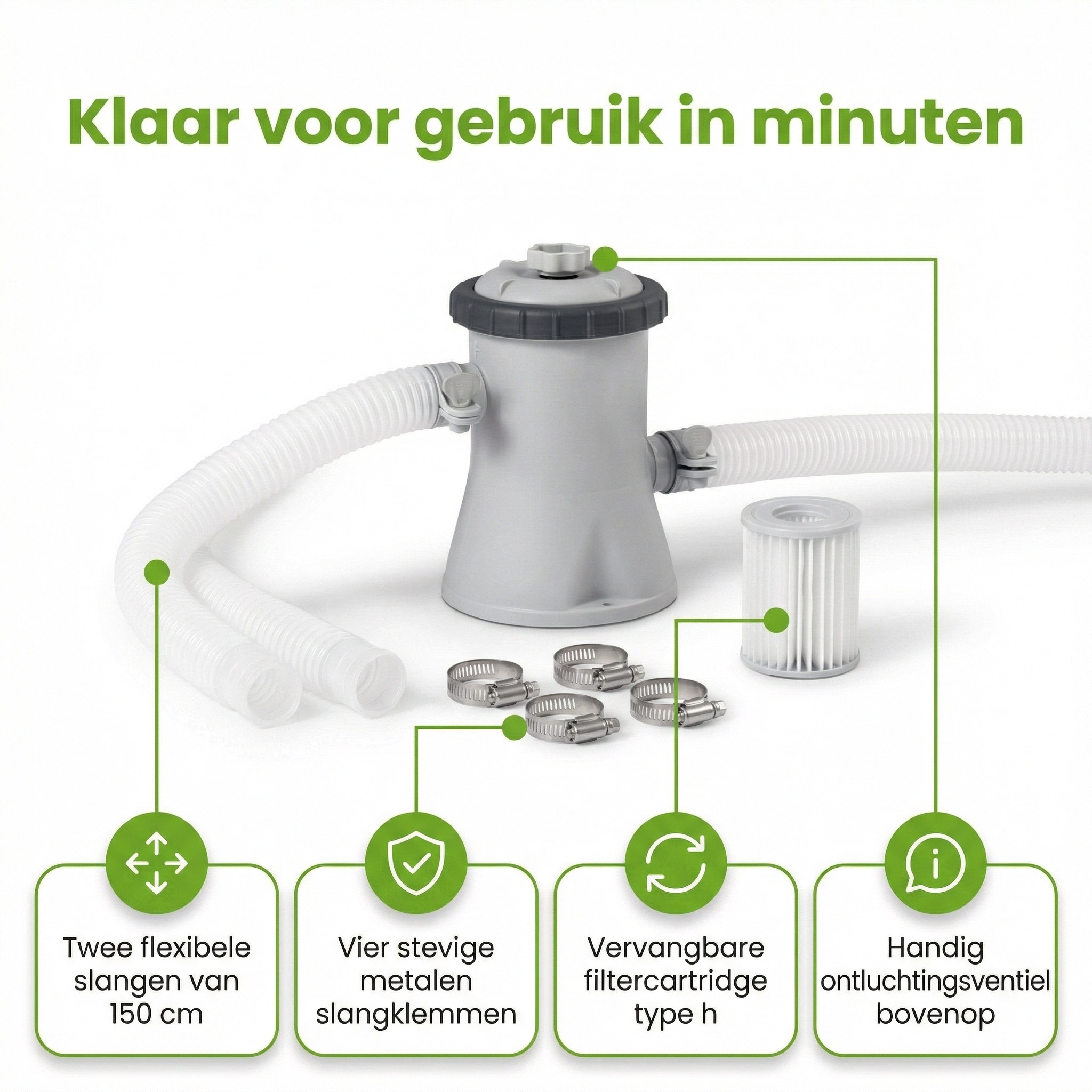 Intex 28602GS filterpomp - 1.250 l/u