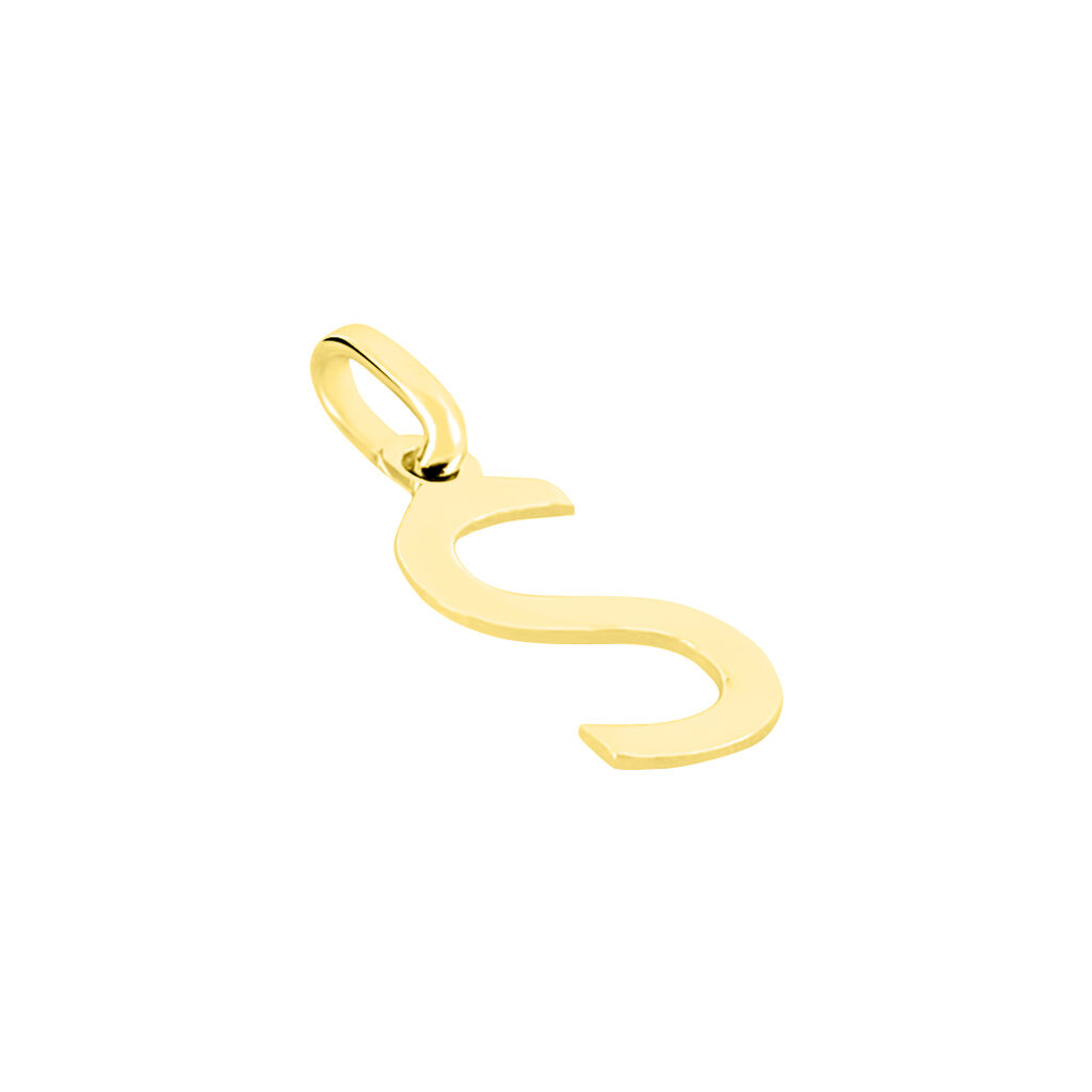 Pendentif Ionia Lettre Or Jaune