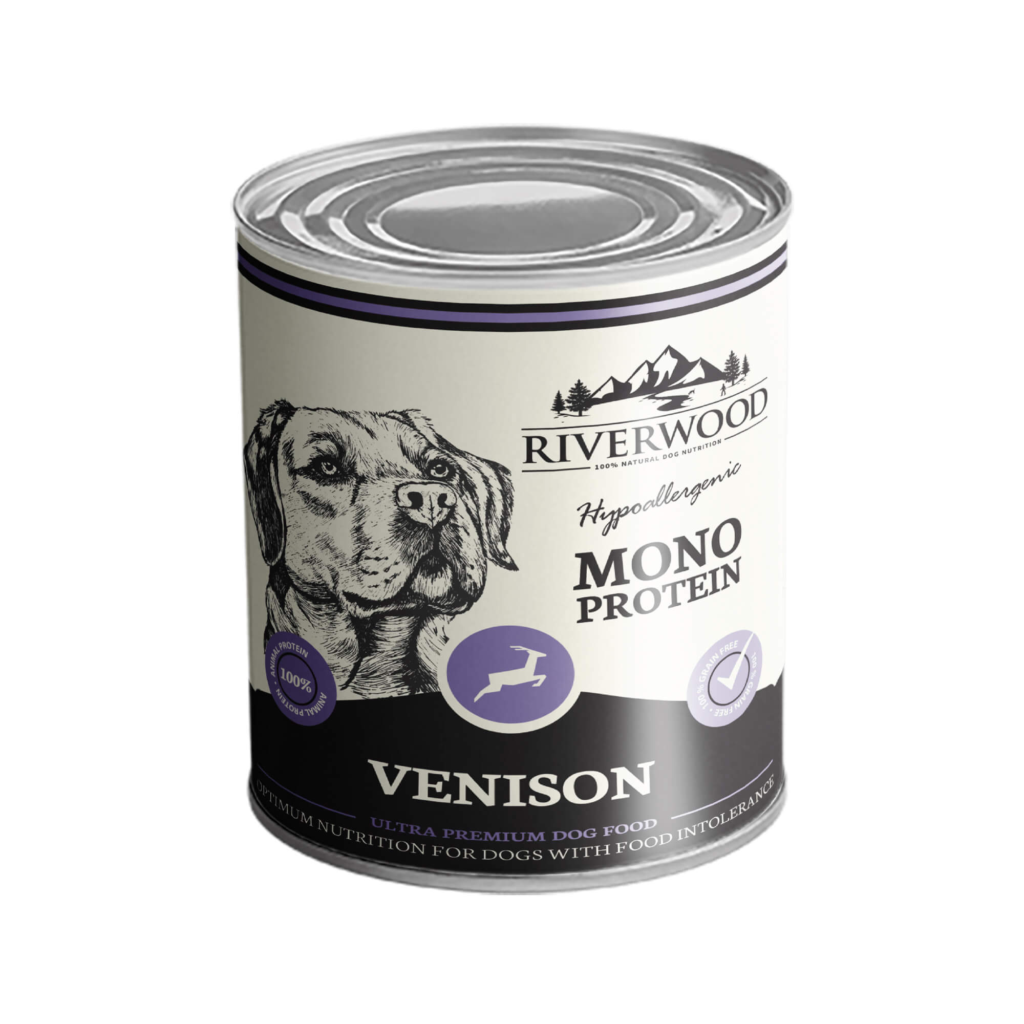 Riverwood Mono Proteïne Hondenvoer - Blik