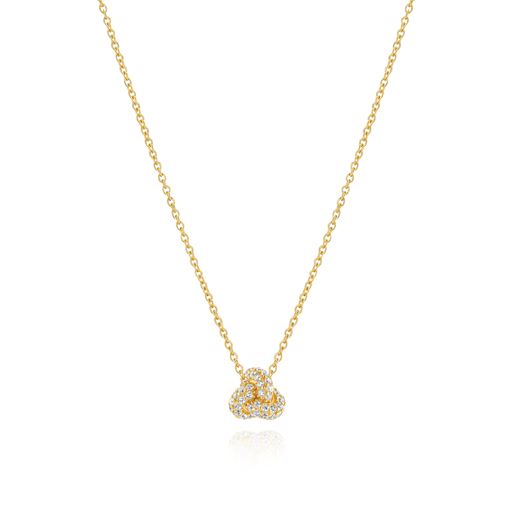 Sif Jakobs Jewellery Imperia Piccolo Halskæde, Gold Plated, 45 cm
