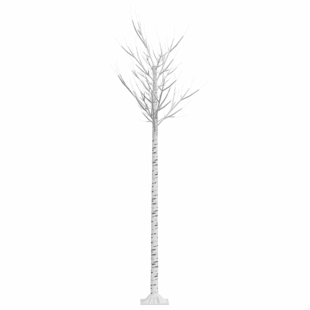 Sapin de noël 200 led blanc chaud saule 2,2 m int/ext