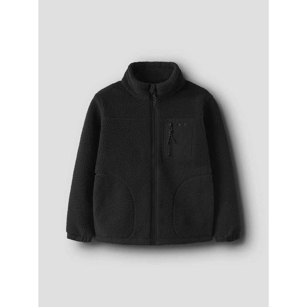 Køb Name It Black Nkmmiller Sherpa Jakke