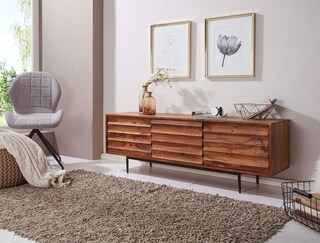 TV-Lowboard 147 x 50 cm braun