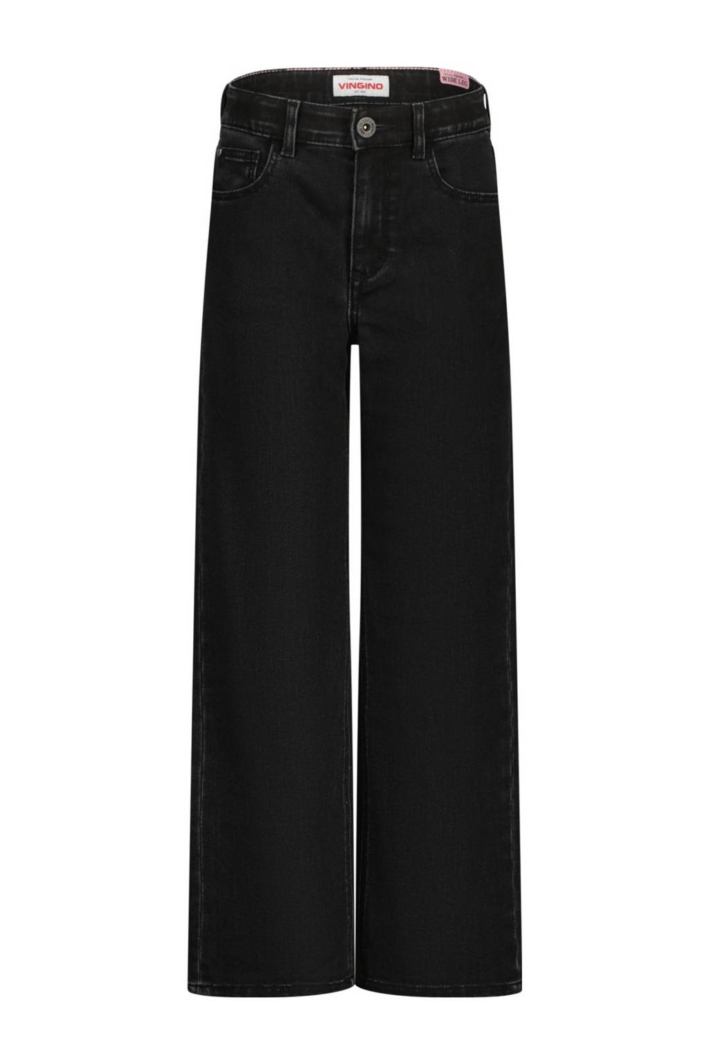 Vingino wide leg jeans Coco washed black