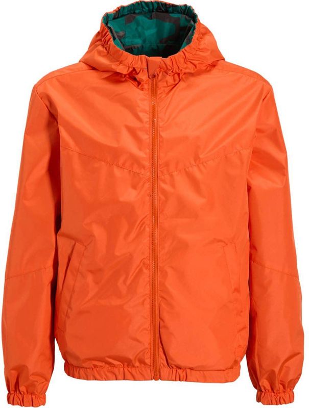 Orange Stars - Omkeerbare Hooded Jacket - Camouflage - Lichtgewicht - Met Capuchon