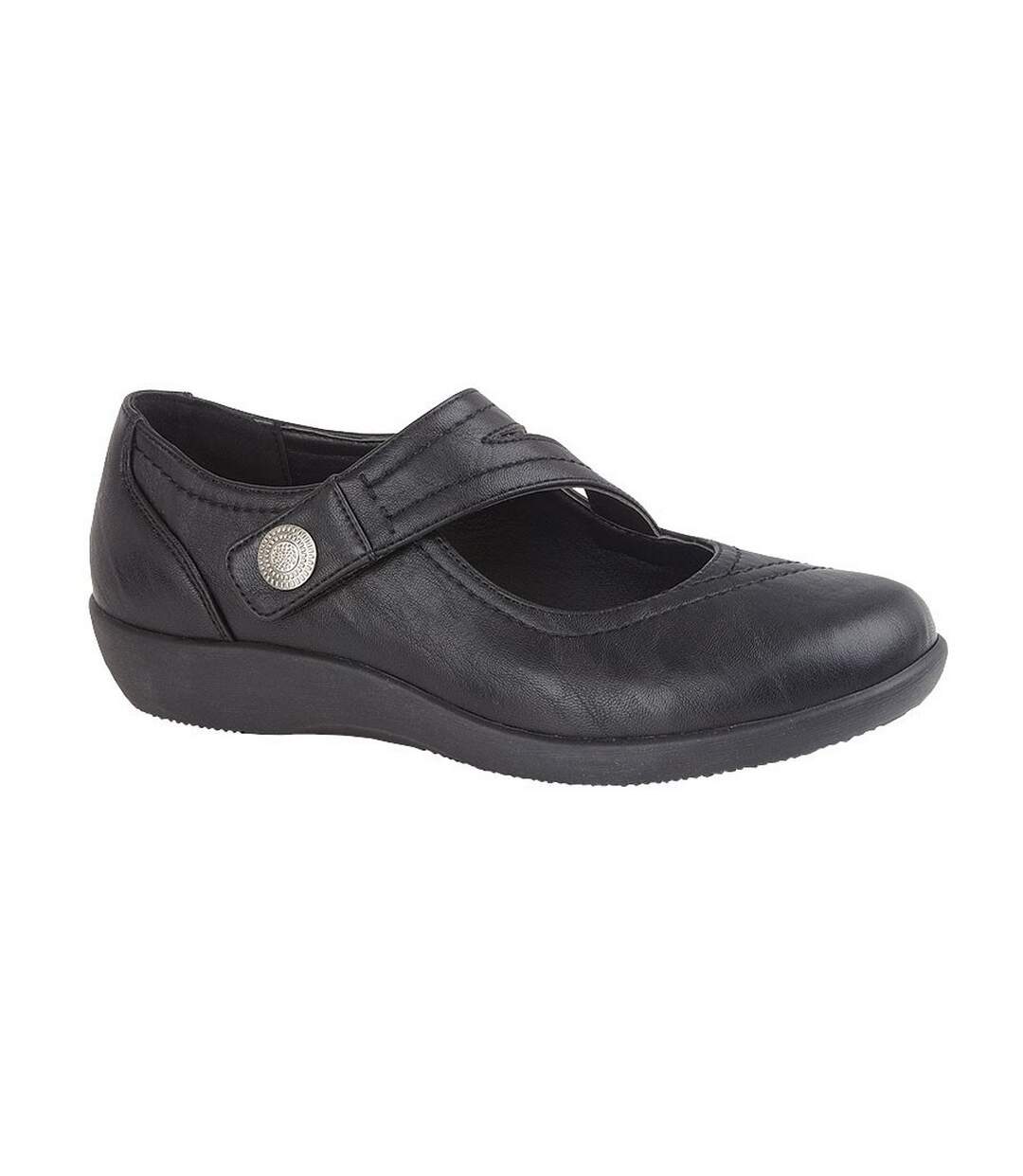 Boulevard - Chaussures TOUCH FASTENING - Femme (Noir) - UTDF1835