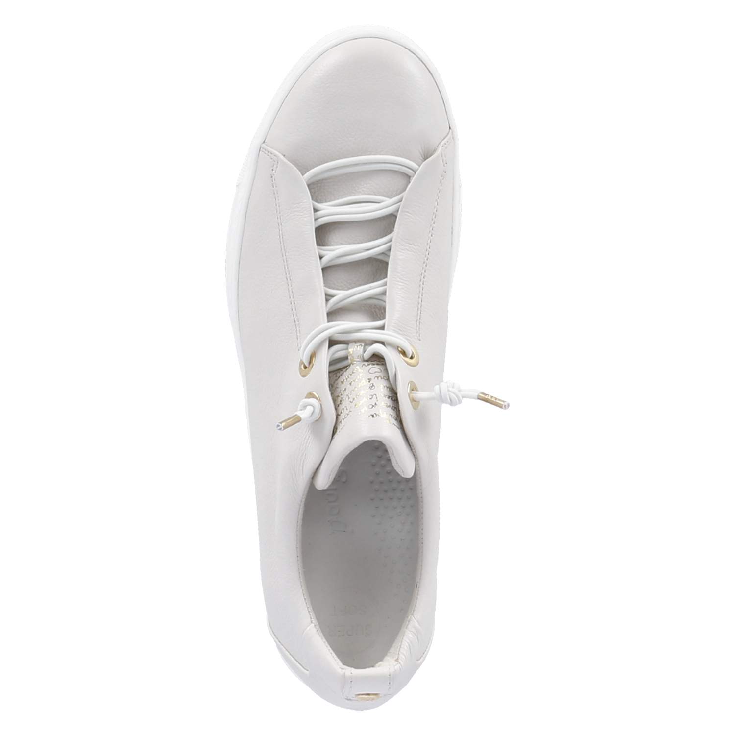 Paul Green Low Sneaker - ivory / gold