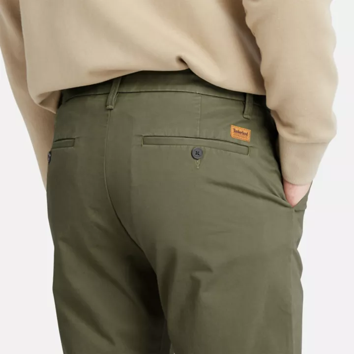 Chino stretch Squam Lake pour homme en vert foncé