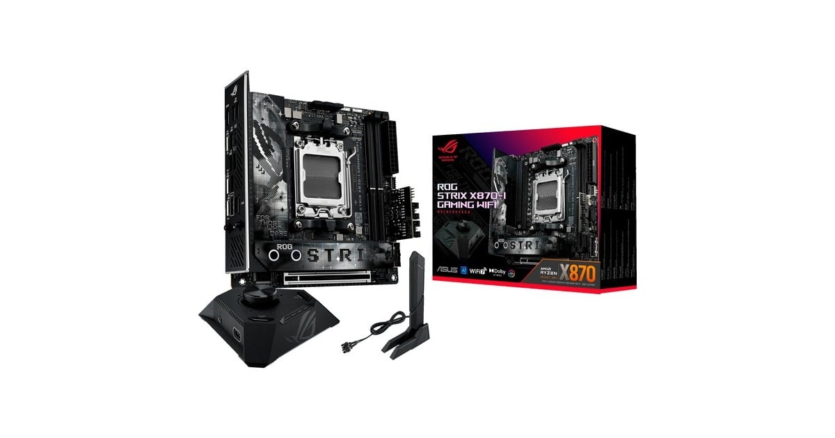 ASUSROG STRIX X870-I GAMING WIFI socket AM5 moederbord  (2,5Gb-LAN, WLAN, BT, Sound, Mini-ITX)