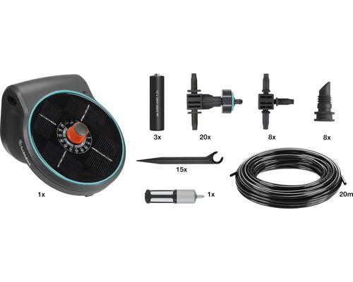 GARDENA aquaBloom Solar Bewateringsset (voor maximaal 20 planten)