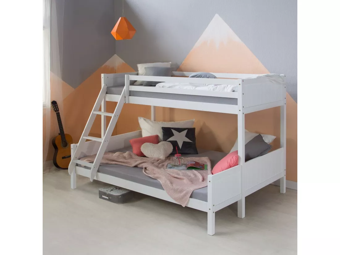 Lits pour enfants superposés 147 x 206 x 139 cm LIT06216