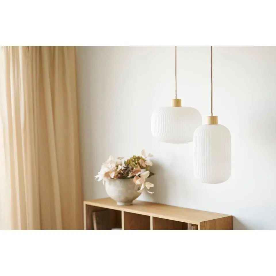 Hioshop Kira hanglamp Ø20cm wit
