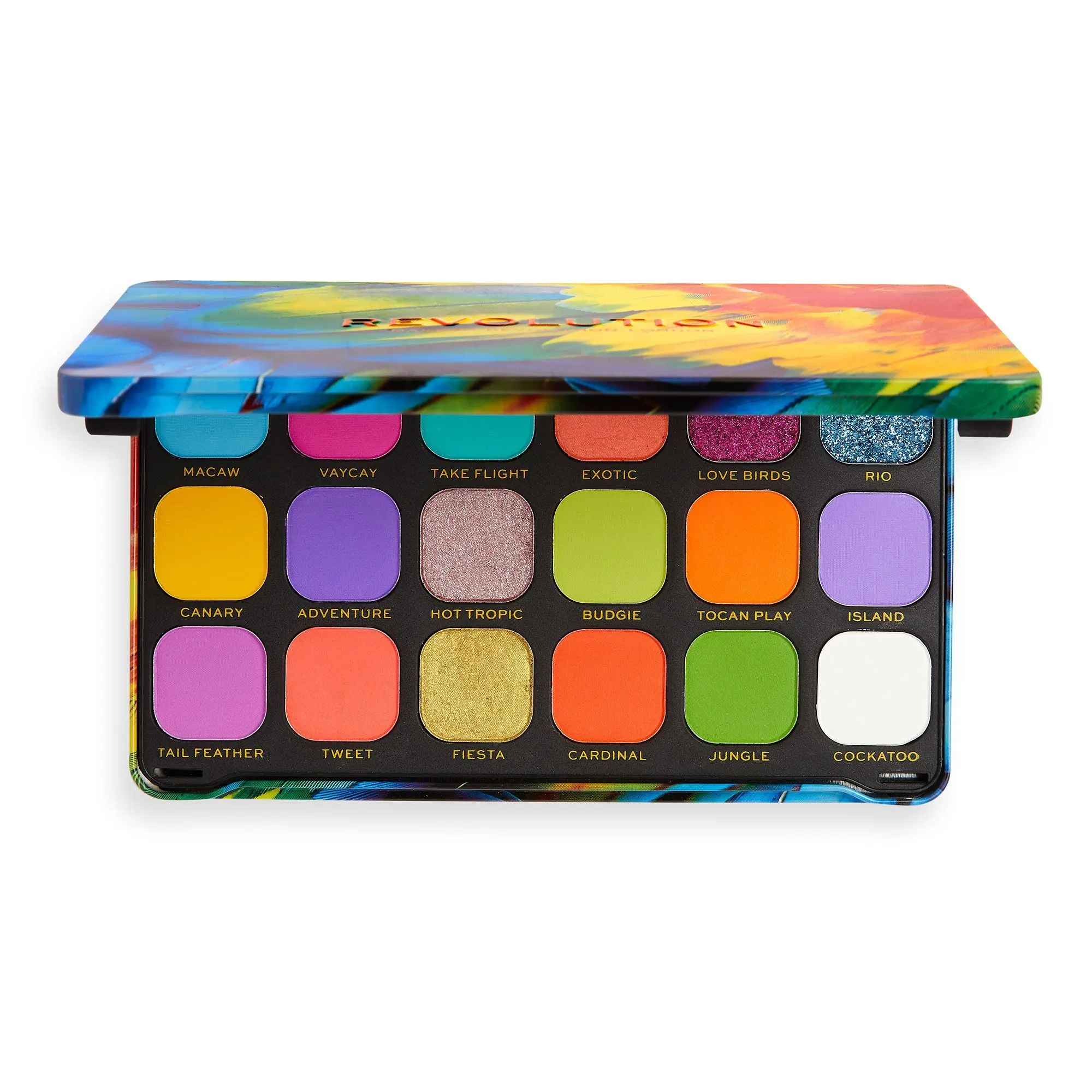 Makeup Revolution - FOREVER FLAWLESS BIRD OF PARADISE PALETTE Palette Fards à Paupières- Palette