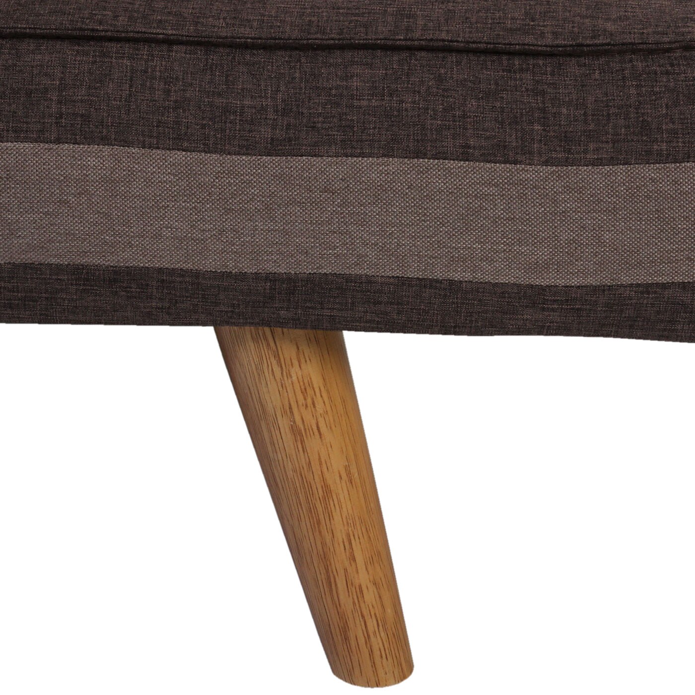 3er-Sofa Ninove, Couch Schlafsofa Gästebett Bettsofa 177cm ~ Textil, braun
