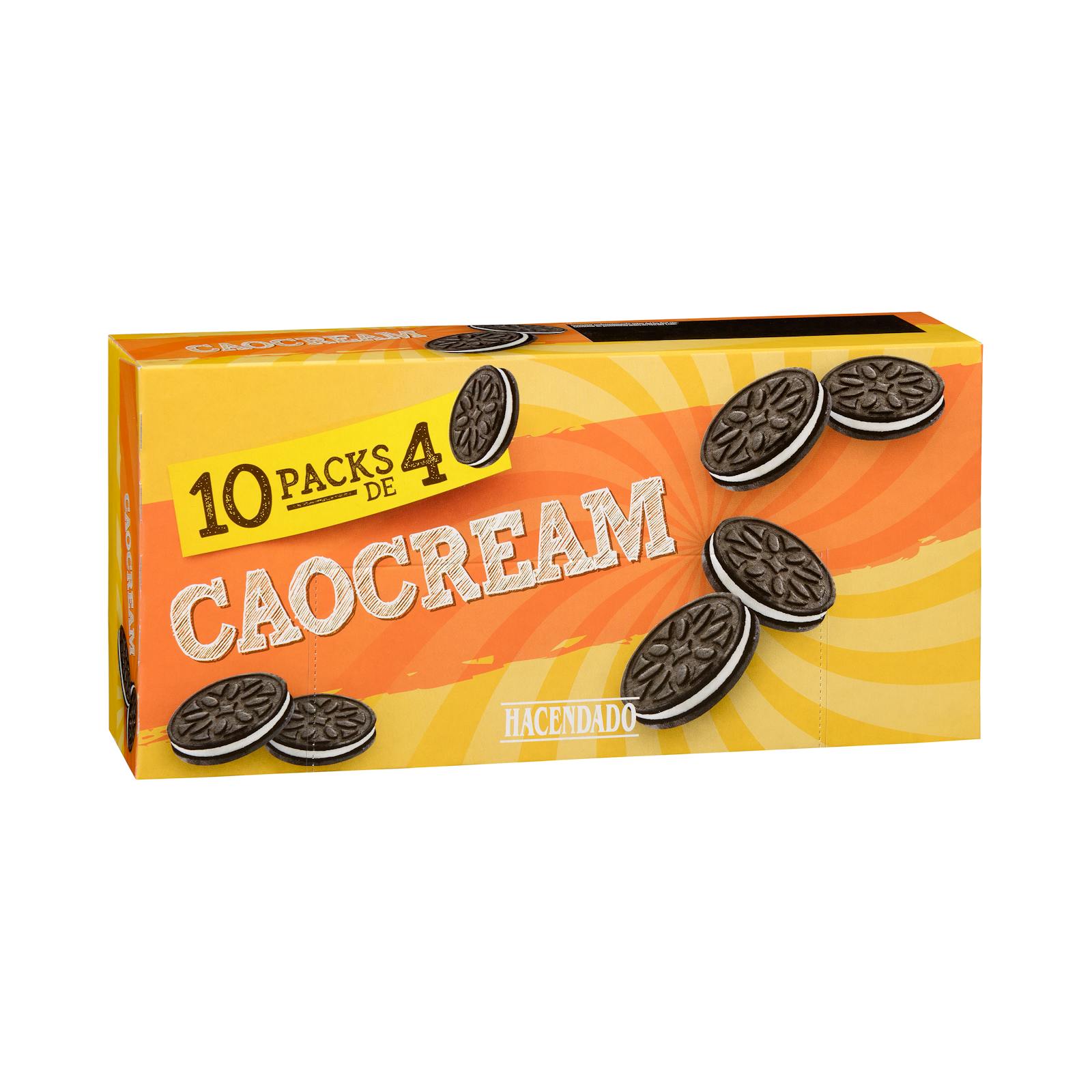 Biscuits Caocream Hacendado fourrés à la crème