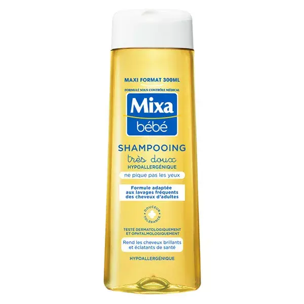 Shampoo hipoalergênico Mixa Baby 300ml