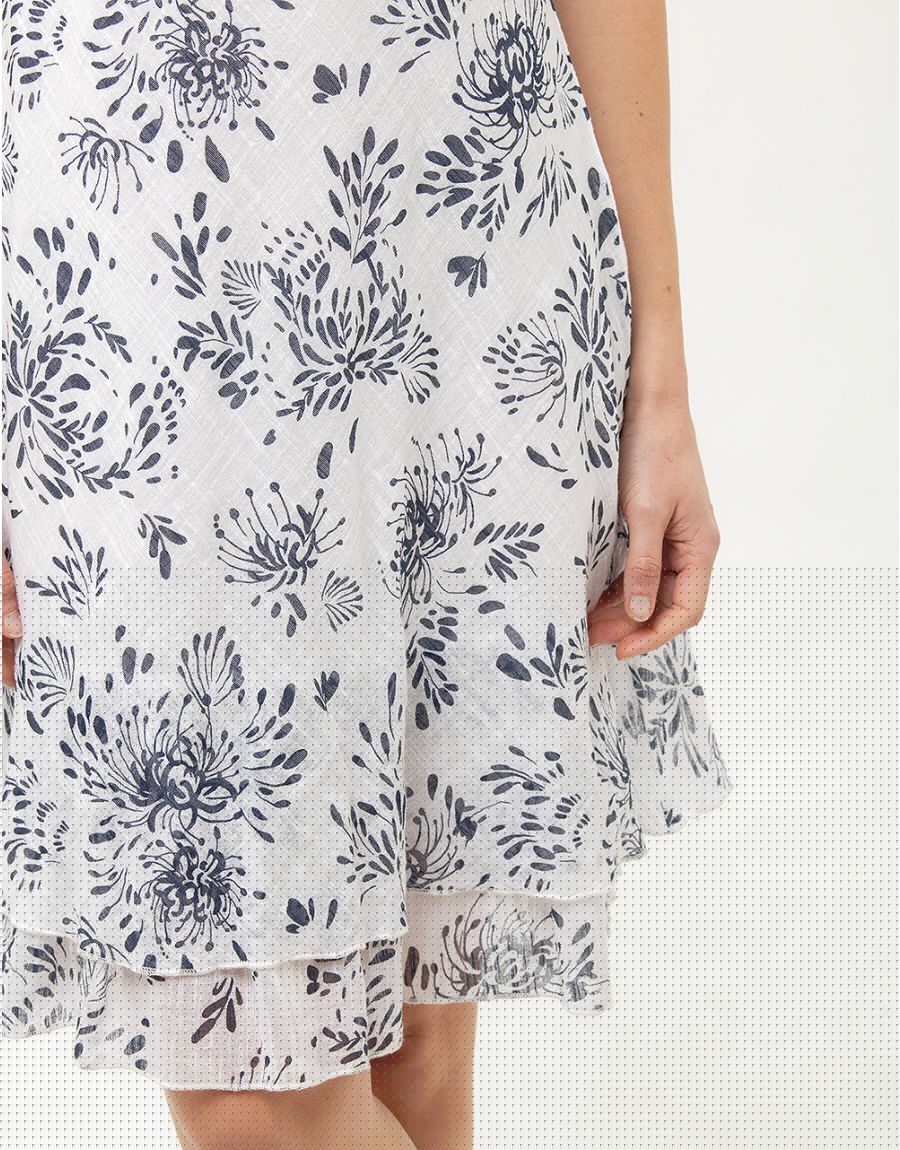 Robe coton blanche