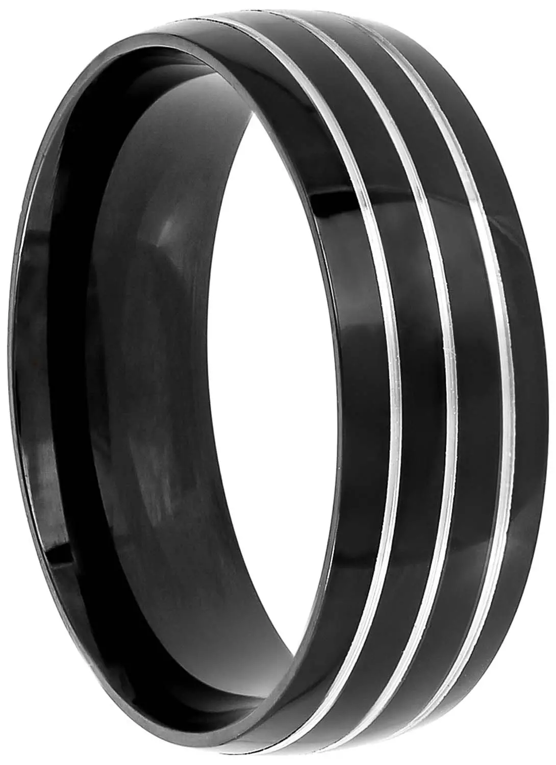 Herren Ring - Silver Stripes